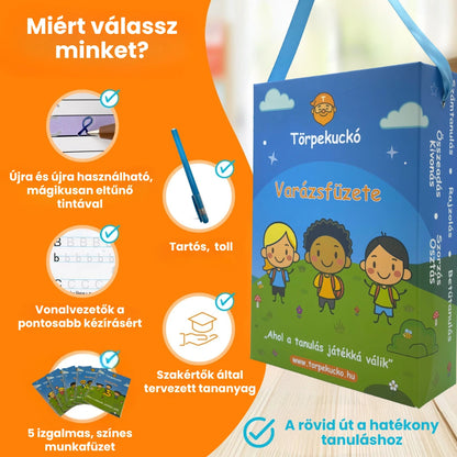 Törpekuckó — Varázsfüzetei (újraírható)